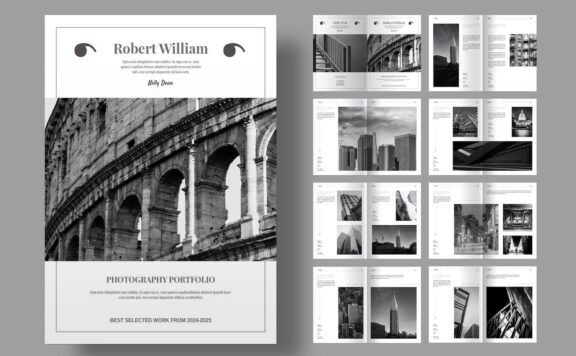 摄影作品集布局 (INDD)