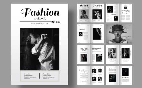 时尚画册画册模版 (INDD)