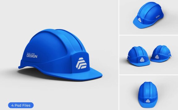 安全头盔模型样机 (PSD,JPG)