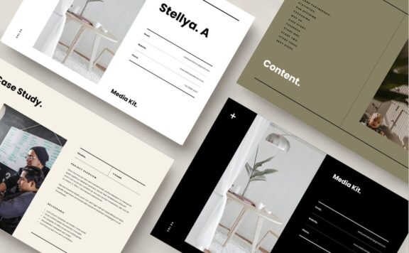 🔴时尚高端专业的高品质媒体新闻资料画册宣传册杂志楼书设计模板