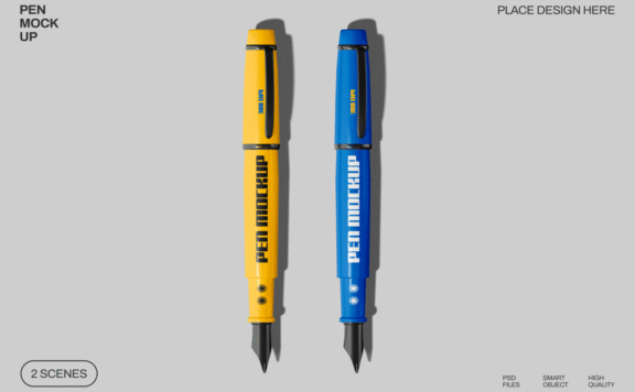 笔模型样机 (PSD,PDF)