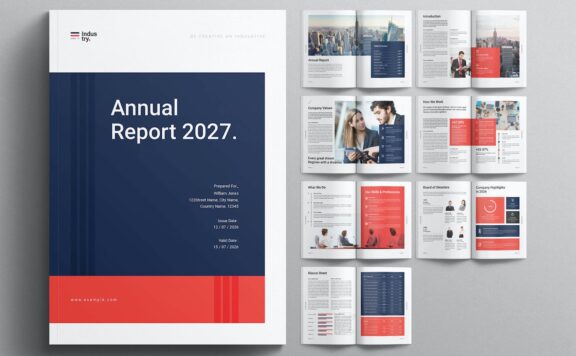 竖版年度报告手册（INDD）