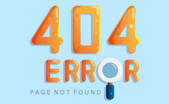 页面未找到404错误网页插画素材[eps]