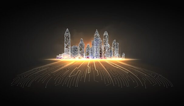 智能城市或智能建筑。