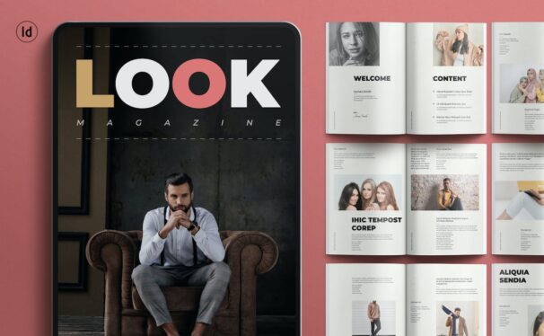 时尚宣传册模板 (INDD)