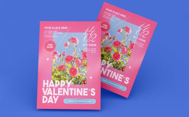 情人节传单 (AI,EPS,PSD)