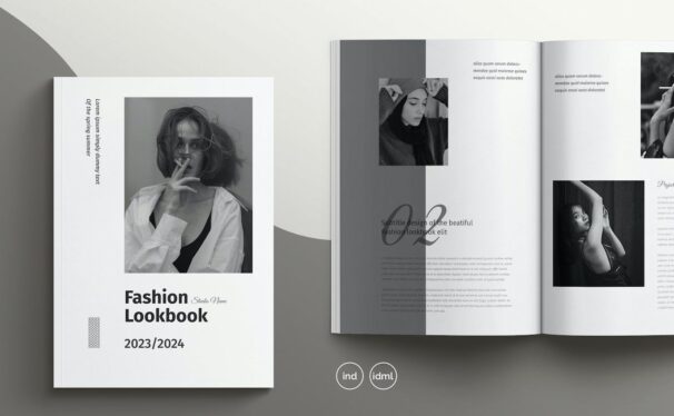 时尚画册模板 (INDD)