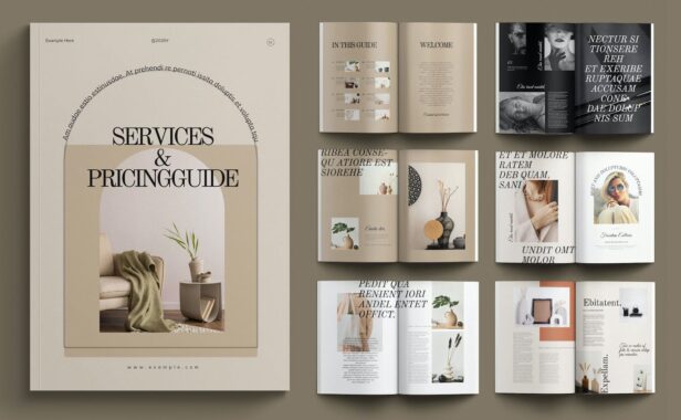 服务和定价指南模板 (INDD)