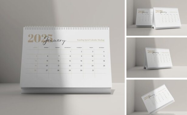 螺旋日历模型样机 (PSD,PDF)