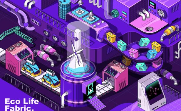 生态生活等距设计理念（AI,EPS,JPG,PNG,PDF,SVG）