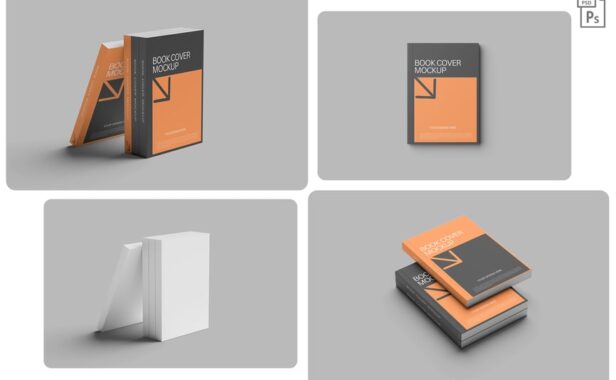 封面模型样机 (PSD,PDF)