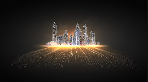 智能城市或智能建筑。