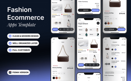 时尚电子商务APP UI KIT (FIG)