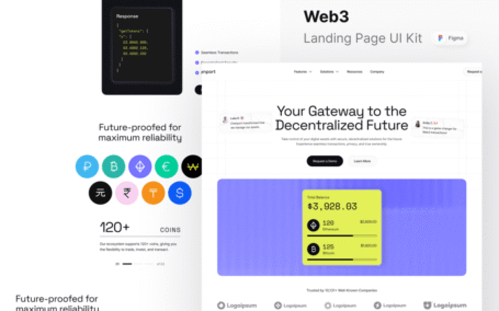 Web3着陆页网页模板 (FIG)