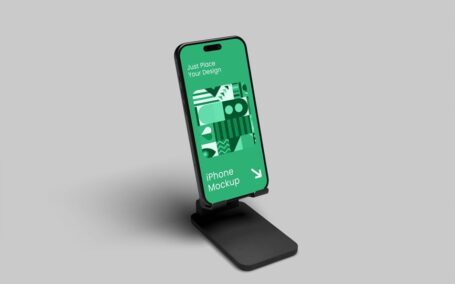 iPhone手机模型样机 (PSD)