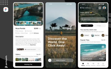 旅行社移动应用APP UI KIT (FIG)