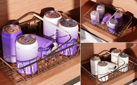 易拉罐模型样机 (PSD)