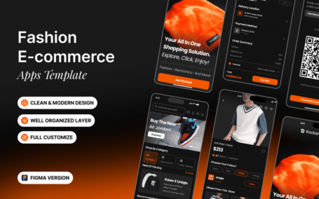 时尚电子商务 – 应用APP UI KIT (FIG)