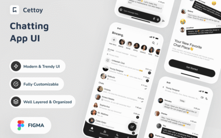 聊天应用APP UI KIT (FIG)