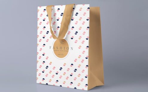 购物袋模型样机 (PSD)