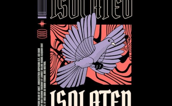 展翅鸽子印花图案服饰设计矢量素材[ai,eps]