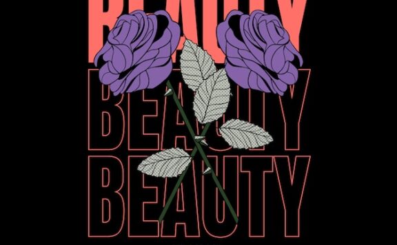 交叉玫瑰印花图案服饰设计矢量素材[ai,eps]