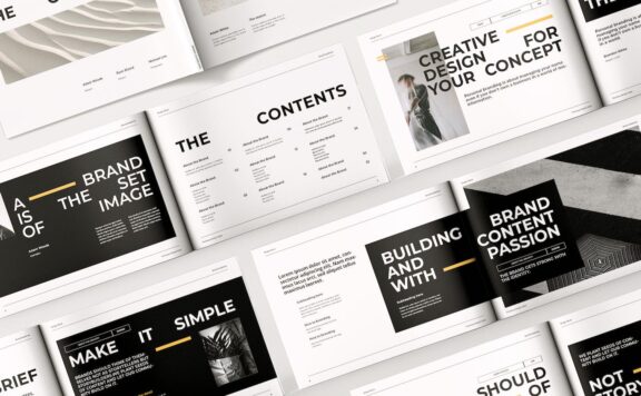 🔴高品质的专业品牌指南VI设计手册设计模板