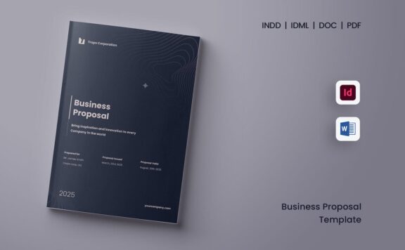 🔴时尚高端简约好用的极简风格专业商业计划书画册设计模板