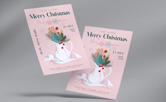 圣诞节庆祝海报传单设计素材 (AI,EPS,JPG,PNG)