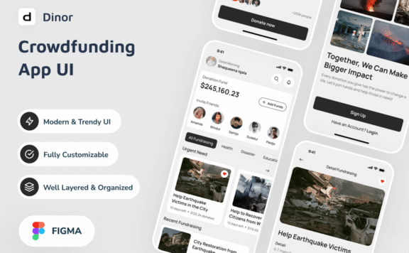 众筹应用APP UI KIT  (FIG)