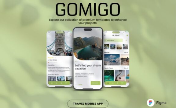 旅行移动应用APP UI KIT (FIG)