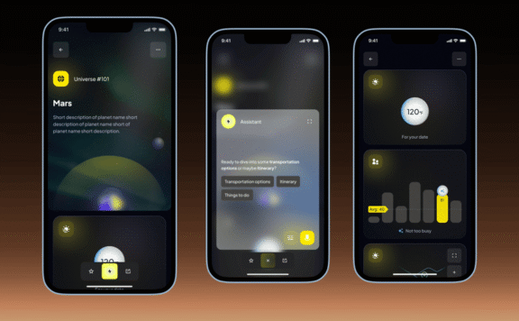 旅行时间表管理应用APP UI KIT (FIG)