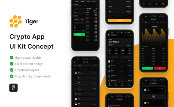 加密应用APP UI KIT (FIG)