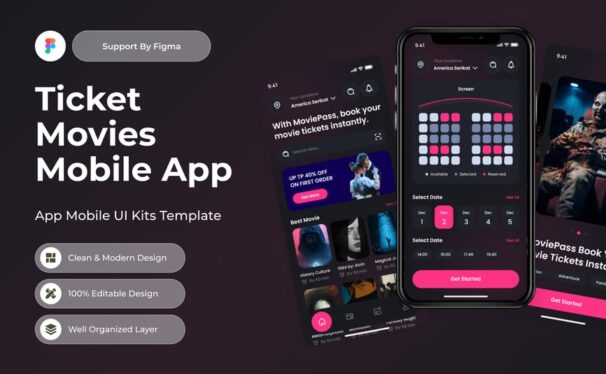 门票电影移动应用程序 (FIG)