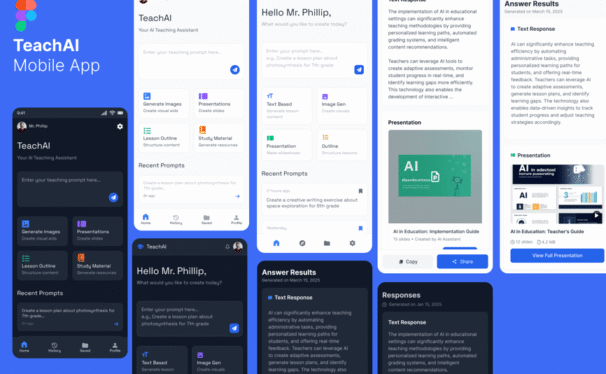 生成式AI工具APP UI KIT (FIG)