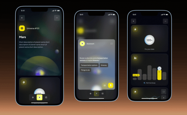 旅行时间表管理应用APP UI KIT (FIG)