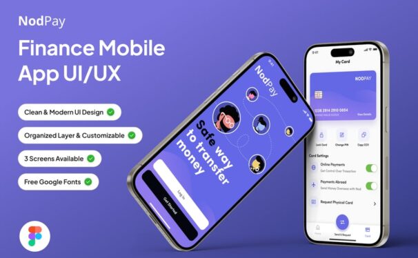 金融移动应用APP UI KIT (FIG)