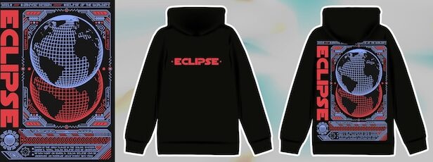 日月食现代海报科技风格印花图案服饰设计矢量素材[eps]