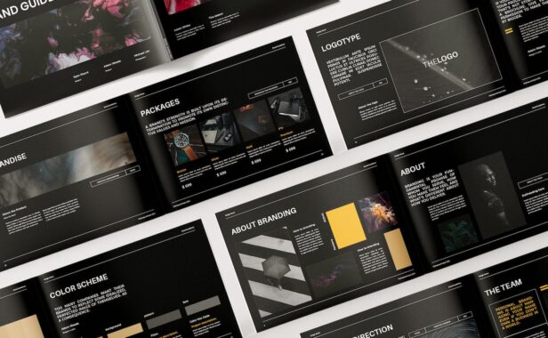 🔴时尚高端专业的高品质品牌VI设计手册设计模板