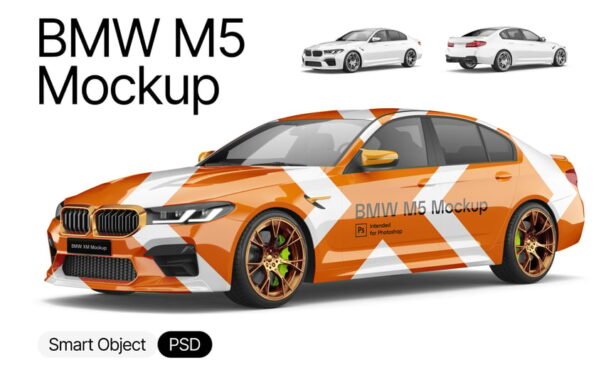 宝马M5模型样机 (PSD)