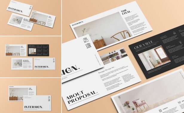 PPT设计展示模型样机 (PSD,PDF)