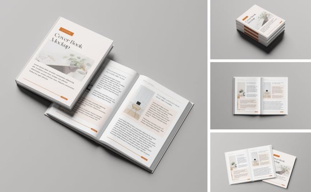 书模型样机 (PSD,PDF)