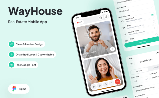 在线会议应用APP UI KIT (FIG)
