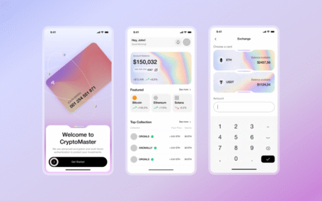 加密货币交易应用APP UI KIT (FIG)