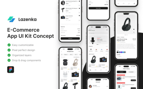 电子商务应用APP UI KIT (FIG)