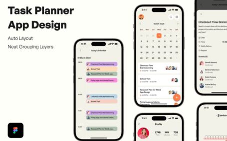 任务计划者应用APP UI KIT (FIG)