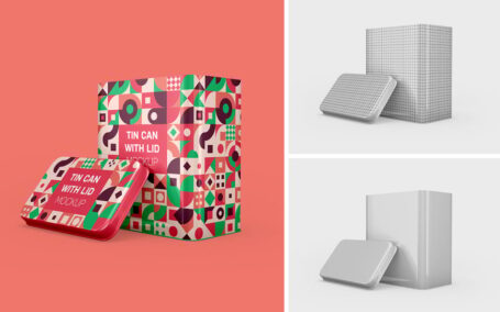带盖得罐子模型样机 (PSD)