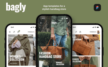 手袋店应用APP UI KIT (FIG)