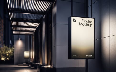 海报模型样机 (PSD)