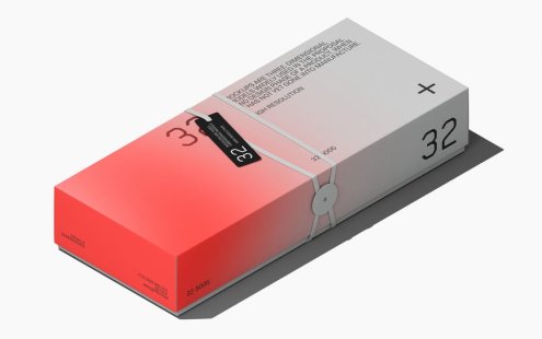 产品包装纸盒模型样机 (PSD)